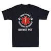 Emotional Support Husband Do Not Pet Funny Saying Sarcastic Quote Men's T-Shirt