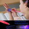 Multifunctional UV Invisible Ink Pen with Large Tip - Anti-Counterfeit Money Detector & Magic Fluorescent Pen for Advertising