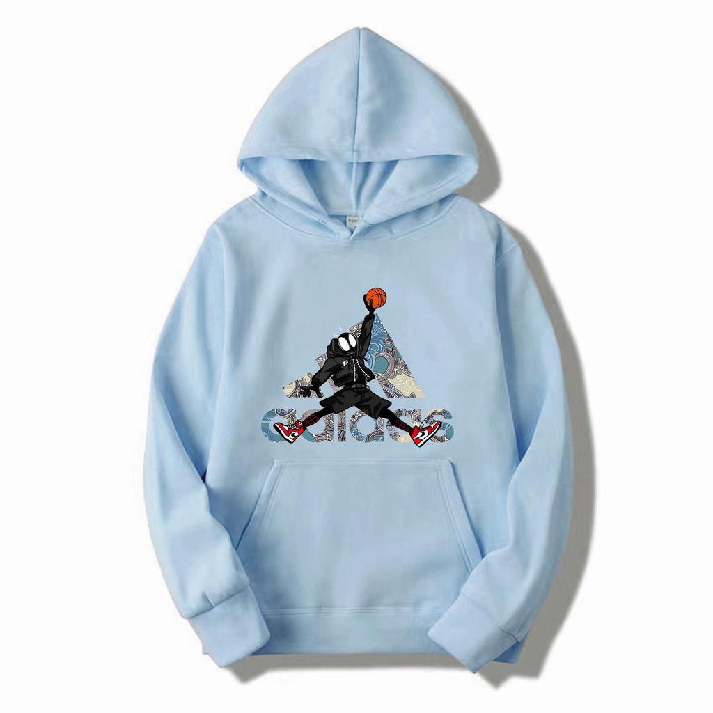 Unisex Spring/Autumn AD Logo Hooded Sweatshirt Fashion Sport Casual Top