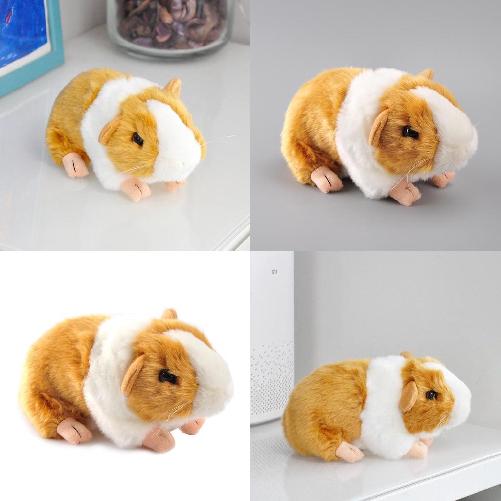 Lifelike Orange Guinea Pig Plush Toy For Children's Collection Gifts
