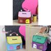 Canvas Cartoon Style Makeup Bag With Large Capacity Waterproof For Travel And Daily Use