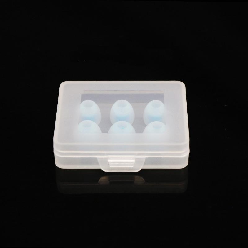 Eartips Plastic Box Earplugs Packing Box Earphone Tips Memory Foam Case Earphone Accessories Organizer Box Storage Bag