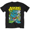 Asking Alexandria Killer Robot T-Shirt Black New Unisex T-Shirt