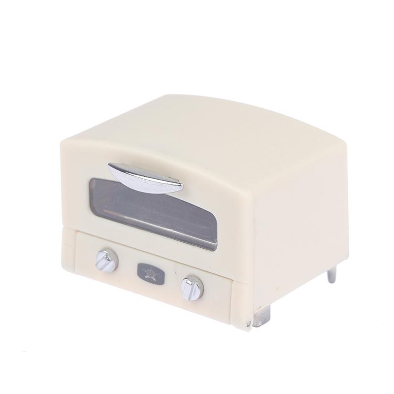 Simulation Miniature Dollhouse Oven Kitchen Baking Dish Bread Coffee Machine Model Doll Mini Furniture Toy Decor