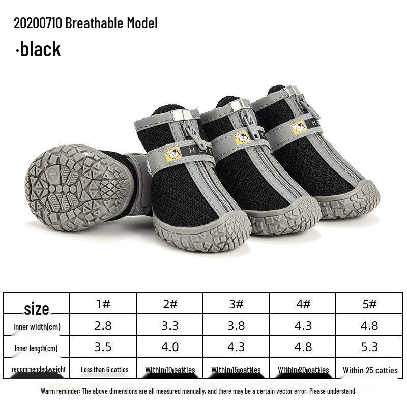 

Водонепроникні Нековзкі Дихаючі Черевички для Цуценят - Зносостійкі Брудозахисні Накладки на Лапи для Тедді та Бішонів Фрізе, Підходять для Всіх Сезонів. Size 5 (Width 5.3cm) for up to 25 lbs