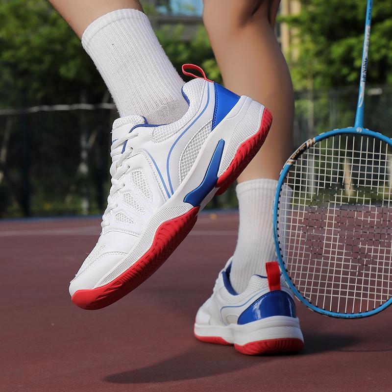 New Men's Volleyball Shoes Outdoor Fitness Badminton Sports Shoes Mesh Breathable Tennis Shoes Indoor Sport Training Sneakers