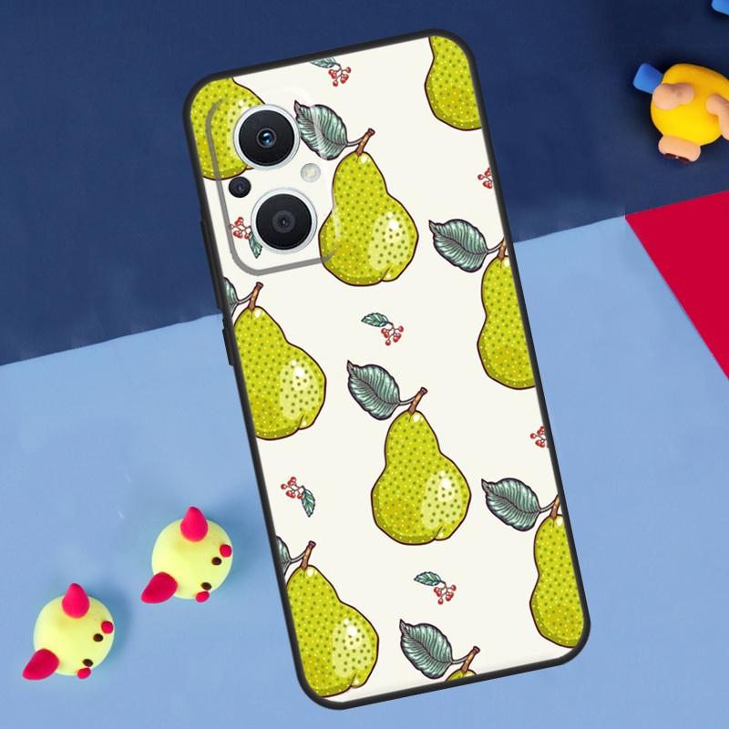 Avocado Pear Papaya Pomegranate For OPPO Reno 12F 13F 14F 11F 10 11 12 13 14 Pro 8T 7 8 Lite OPPO Find X9 X8 X6 X5 Pro Case
