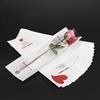 20pcs Romantic Single Flower Wrapping Bags Love Shaped Floral Gift Bags  Room Decor