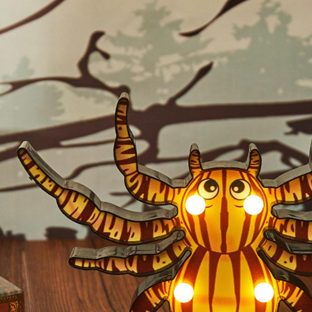 3D Halloween Decorations LED Lights Waterproof Home and Garden Desktop Decor Indoor Night Light