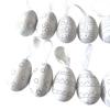 12 Pcs Foam Easter Eggs for Crafts DIY Painting Fake Eggs for Easter Christmas Holiday Art Crafts Making School Projects