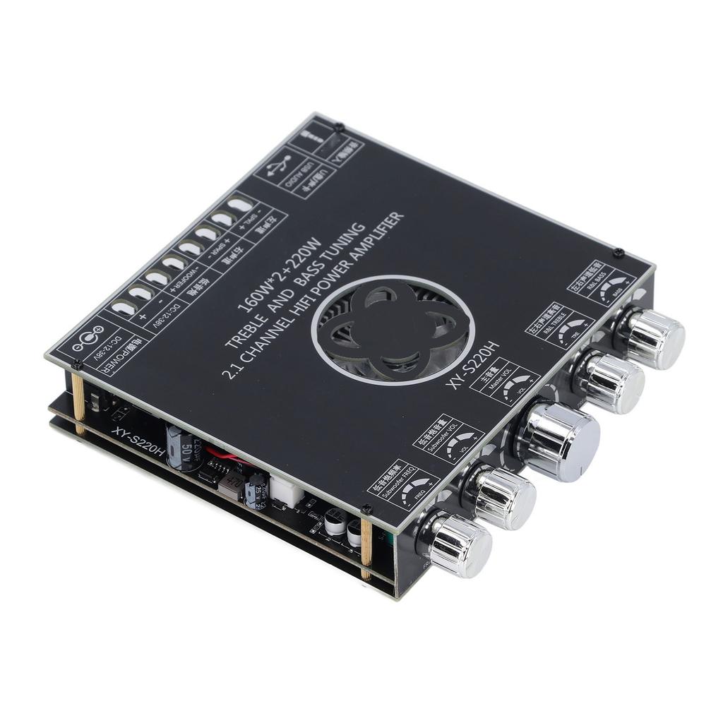 XY S220H Bluetooth Amplifier Board 2.1 Channel TPA7498 Chip 160Wx2 Plus 220W Digital Power Amplifier