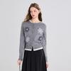 Betu Women's 3D Floral Knitted Cardigan
