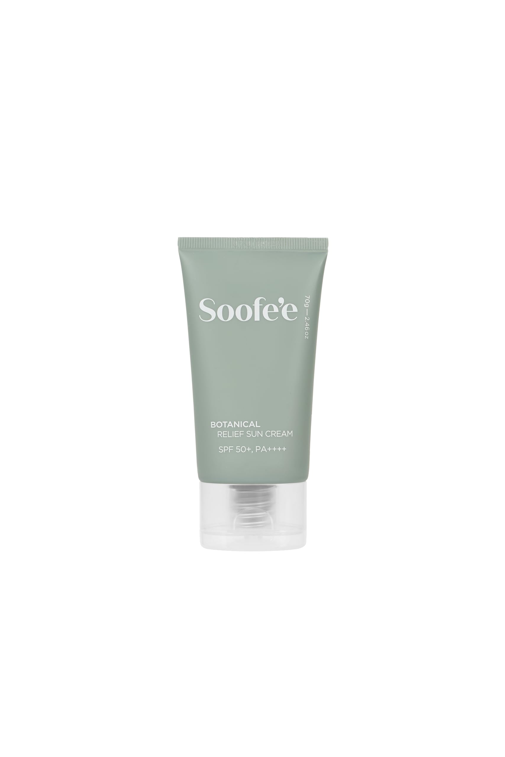 

Ботанический солнцезащитный крем для облегчения кожи Успокаивающий уход за кожей Подходит для чувствительной кожи Легкий корейский веганский солнцезащитный крем [Spe Cream] SPF50+ PA++++ и кожа,