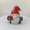 Santa Claus with Gifts Resin Christmas Decoration for Desktop or Living Room