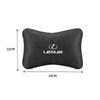 JEQS5 High Quality Car Seat Headrest Breathable Auto Logo Neck Pillow For Lexus GS IS LS500h ES260 ES300h RX350h NX260 UX260 LM LC RZ4