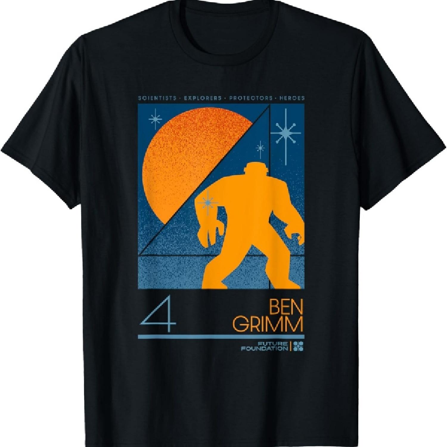 

Marvel Studios Fantastic Four First Steps The Thing T-Shirt XXXXXL чёрный