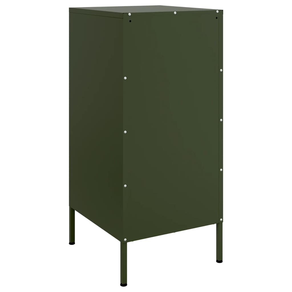 Sideboards 2 pcs Olive Green 36 x 39 x 79 cm Steel