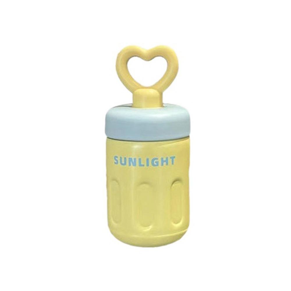 Keep Warm Keep Ice Love Handle Straw Cup Stainless Steel Coffee Mug Insulated Bottle Cup Student