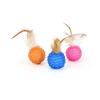 6pcs Tubular Ball Feather Ball Cat Toy Kitten Playing Pet Ball Toy