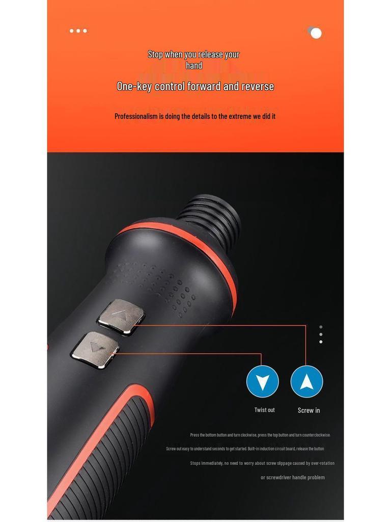 48-Piece Rechargeable Electric Screwdriver & Mini Multi-Functional Household Drill Set