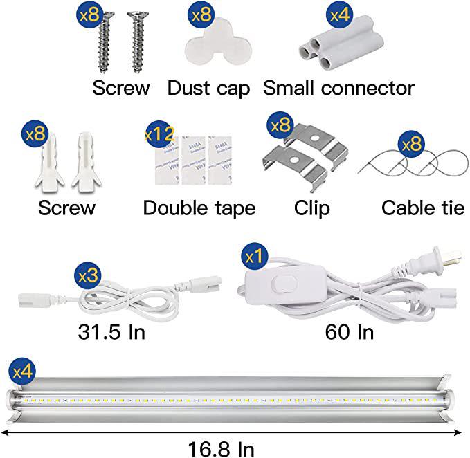 T5 Spot-Focus LED Plant Light Tube for Succulents and Greenhouse Flowers