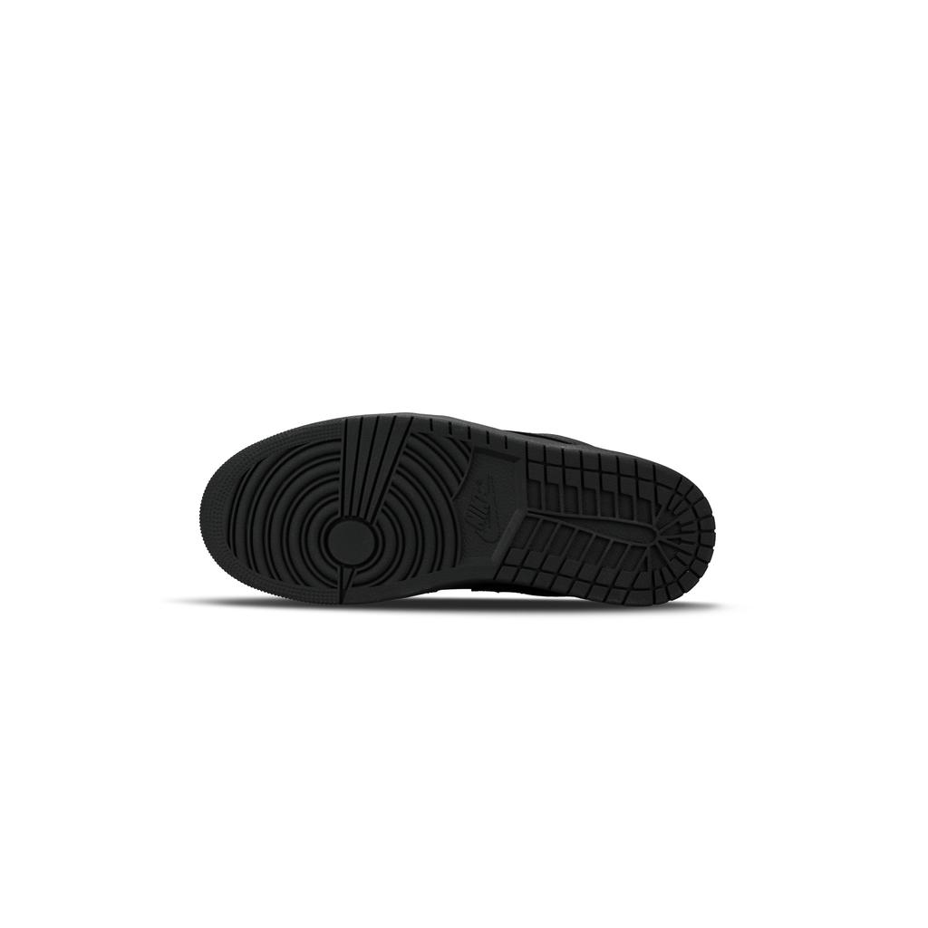 Jordan Air Jordan 1 Slip Resistant Abrasion Resistant Low top Vintage Basketball Shoes Unisex Black 553558-093(Team882)