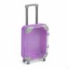 Miniature Suitcase Eyelash Storage Box, Dollhouse Travel Luggage Toy Pink