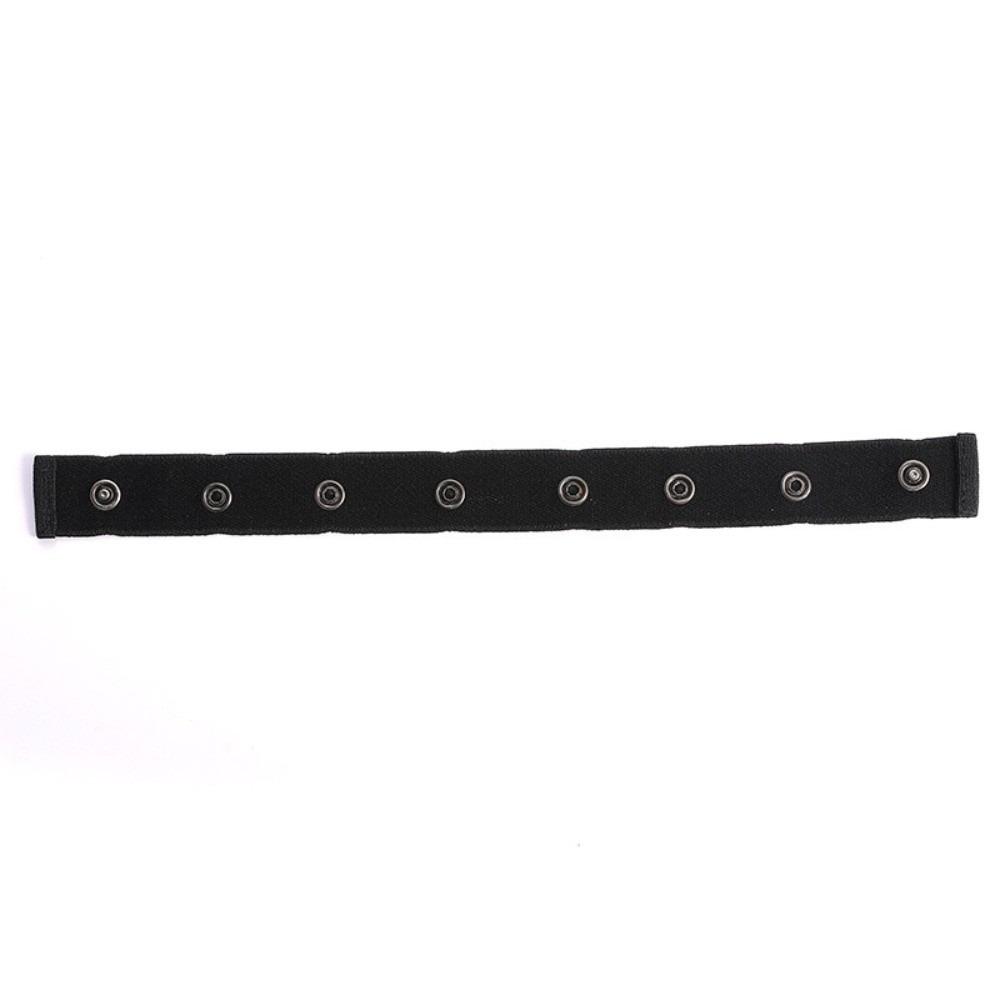 Buckle Free Trousers Waist Belt Invisible Elastic Expansion Buckle Invisible Jeans Belt Women Men 1pcs