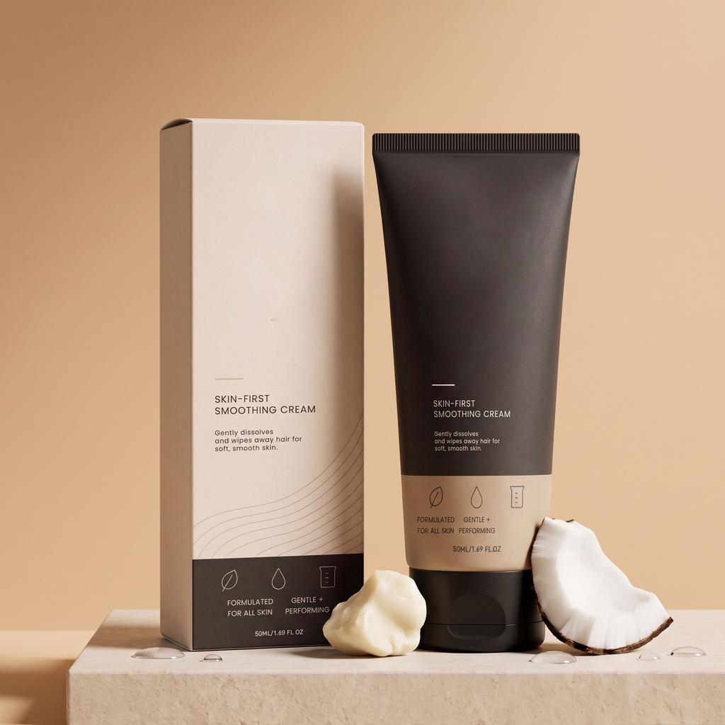 Gesichts-Haarentfernungscreme für unerwünschte Haare im Gesicht, Oberlippe, Kinn und, 60g