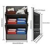 RV 3 Layer Shoe Holder Self-adhesive RV Door Shoe Storage Organizer Bag Campervan Wall Shoe Rack For RV Interior accessories