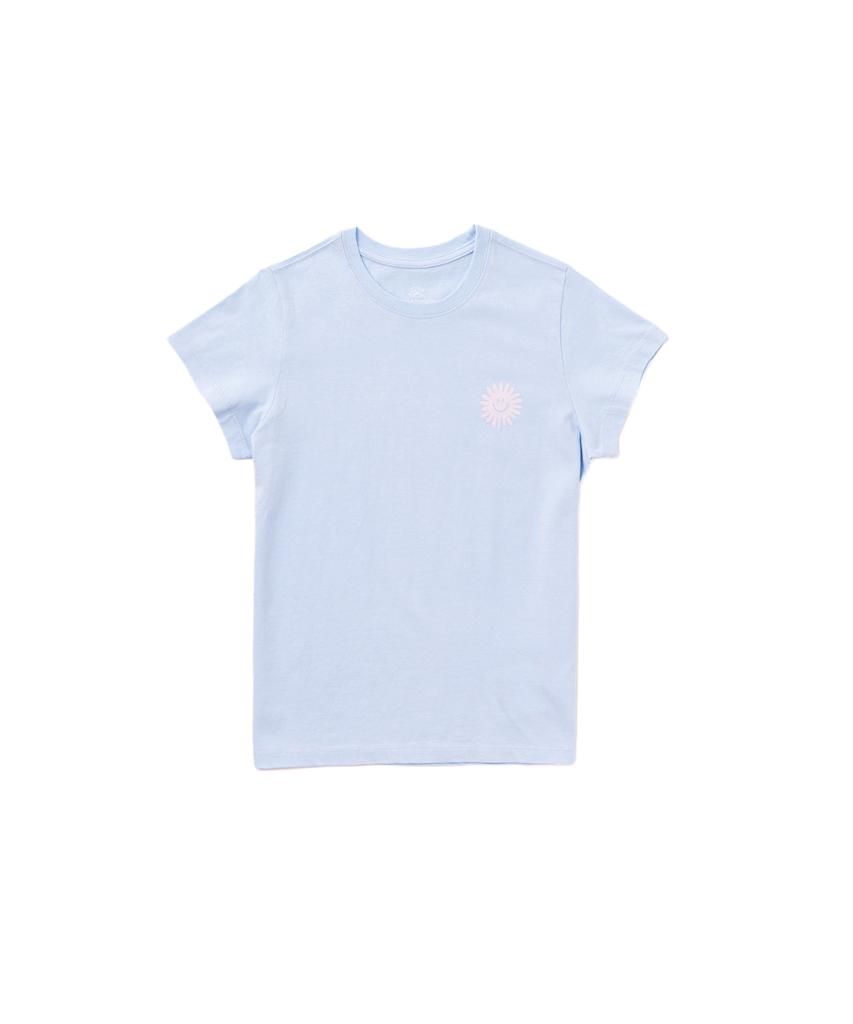 BIGWAVE COLLECTIVE Peace Again Graphic Women'S T-Shirt (Sky Blue)