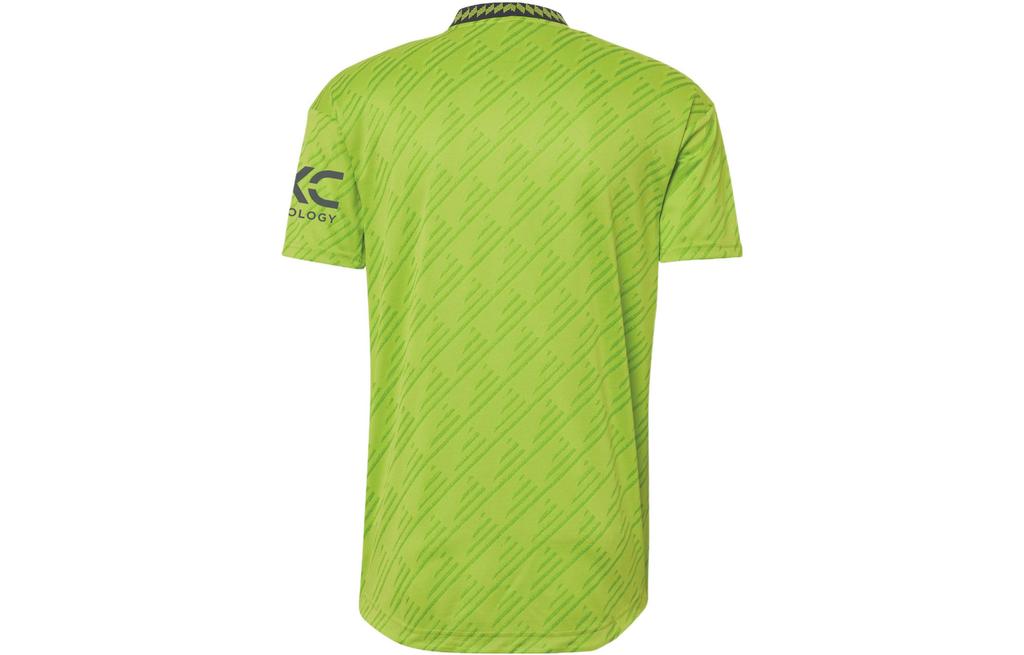 adidas Manchester United Soccer Jerseys Men's Green Moderate Straight Fit HE2979