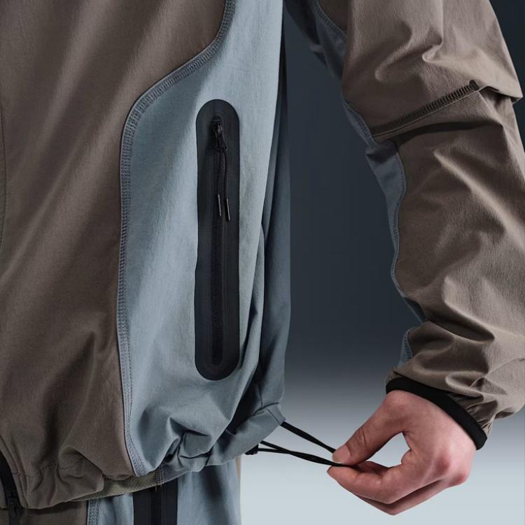 Nike Windrunner Tech Dri-Fit Swoosh Moisture-Wicking Zip-Up Hooded Comfortable Long Sleeve Jacket Men Jackets IH8462-289