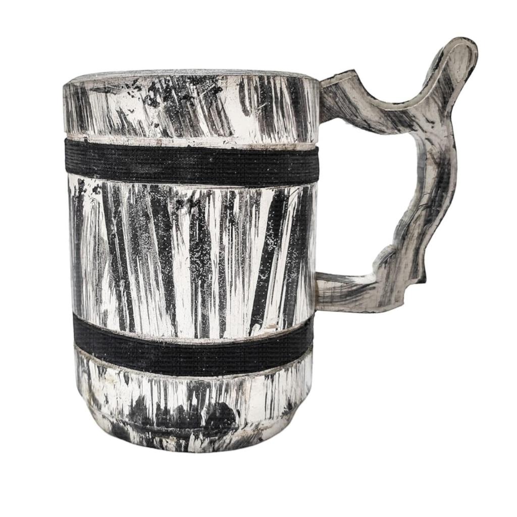 630 Ml Beer Mug Wood and Stainless Steel, Perfect Gift for Dads Men Women Groomsmen Wedding Anniversary Christmas