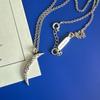 [USED] HANNA Hanna Crescent Moon Silver Necklace Jimin BTS