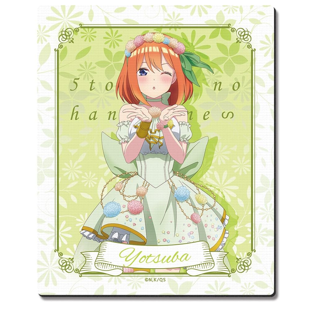 The Quintessential Rubber Mousepad Yotsuba Flower Fairy Quintuplets - Nakano, Ver. (Original Illustration) RMAN-G007-m04