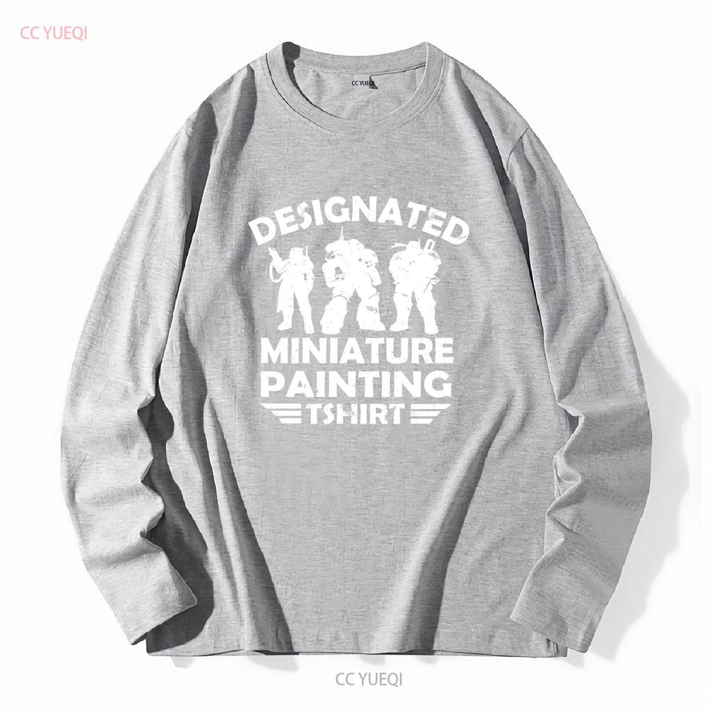Lustiges Miniaturmalerei T-Shirt für Wargamer RPG-Fans und Tabletop-Gamer Wargaming dnd 40k Lang- oder Kurzarm Vintage