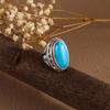 Zinc Zinc Alloy Western Country Ring Antique Vintage Ring Trendy Turquoise Ring  Girls