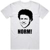 Norm Peterson Cheers Beer Drink Bar Tv Show T Shirt
