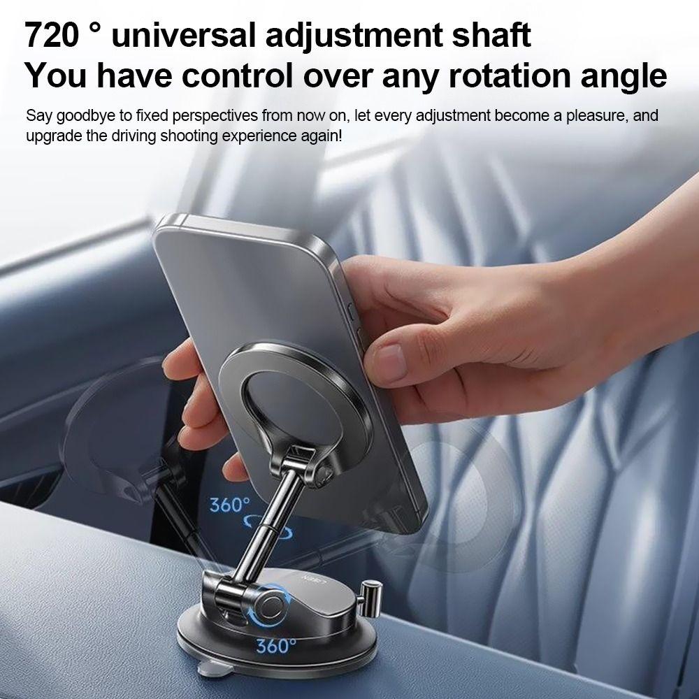 360° Rotatable Car Phone Holder Magnetic Desktop Stand Portable Phone Mount  for Vlogging Equipment