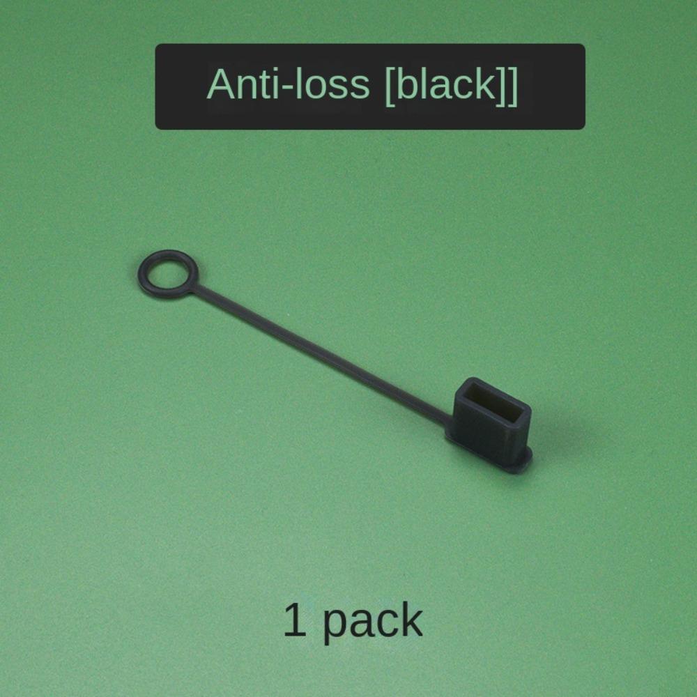 Universal Data Line Cable Stopper Covers with Rope Protective Cover USB Plug Protector