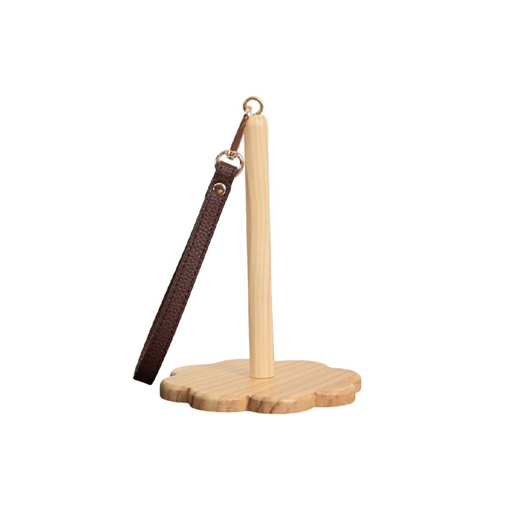 Wooden Spool Stand Portable Wrist Yarn Stand,Household DIY Portable Yarn Tools