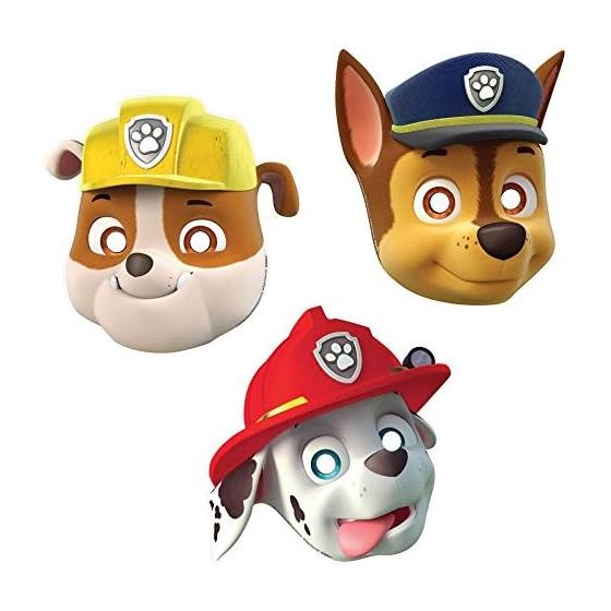 amscan Mask Paw Patrol Paw Patrol Paper Masks