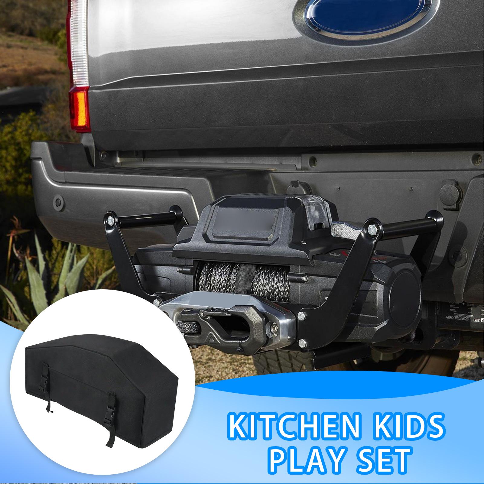 

Winch Dust Cover UV Protection Adjustable Straps Oxford Waterproof Winch Accessories For Snow Automobile Automotive Car Outdoor CHINA