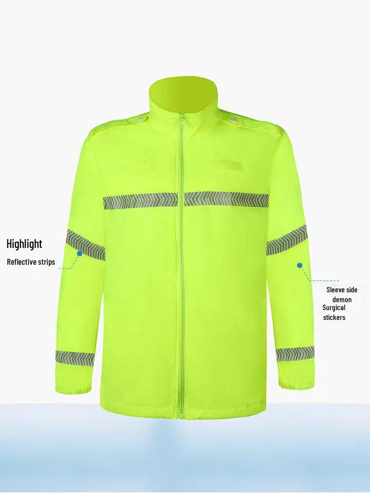 Senmei Summer Breathable Reflective Sun Protection Vest for Outdoor Sanitation and Traffic Patrol