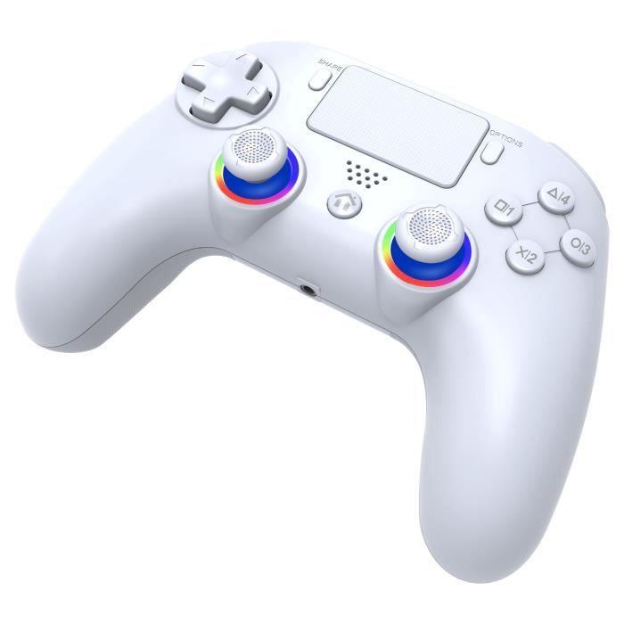 Manette sans-fil - PS5 - SUBSONIC - RGB LED - Blanc