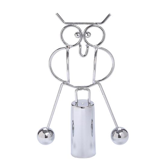 Balance Art Sculpture Interactive Kinetic Decoration Surfing Figure Skier Balancing Tabletop Figurine for Stress Relief Home Office Desk Shelf