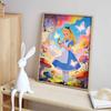 Disney Diamond Painting Kit Full Diamond Round Alice Decor Home Decor Craft Gift