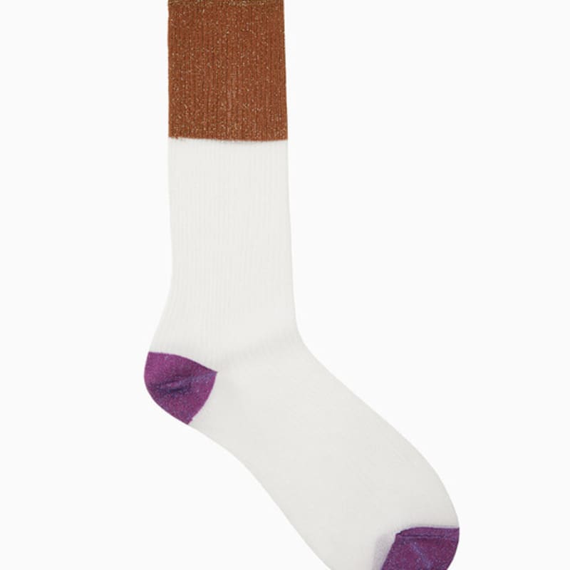 

SJYP Colorblock Glitter Socks (PW2F3ACK431WWT) PW2F3ACK431WWT