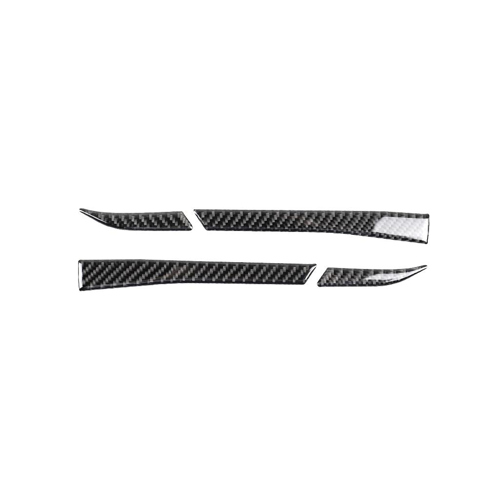 For Ford Mustang 2015-2017 LHD Carbon Fiber Rearview Mirror Cover Trim Stickers Decorations Car Accessories Car-styling Stickers
